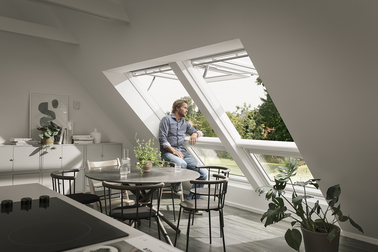 Finestra Velux GPU INTEGRA con doppia apertura